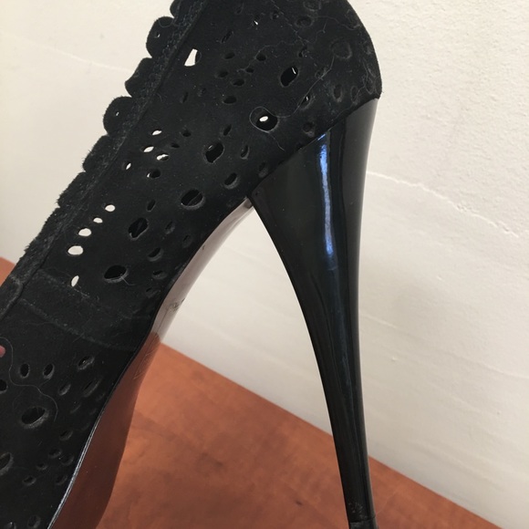 BeBe black suede  size 8 - Picture 2 of 5
